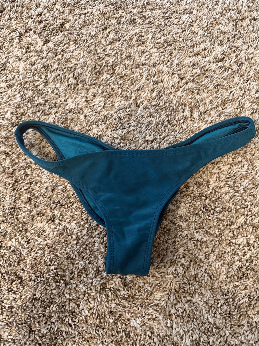 Pakaloha Green “Ocean” Puamana Ruched Bikini Bottom